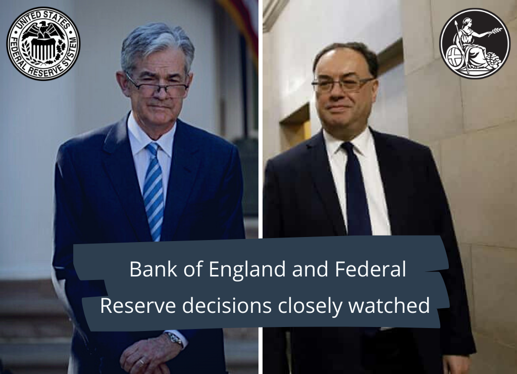 Bank of England and Fed decisions Blog