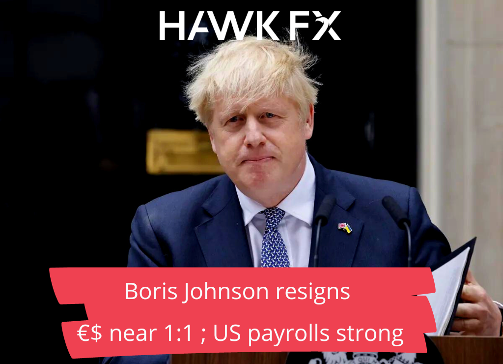 Boris Johnson resigns Blog